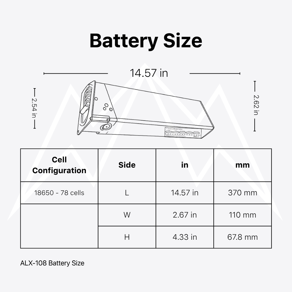 ALX-108 Battery Pack
