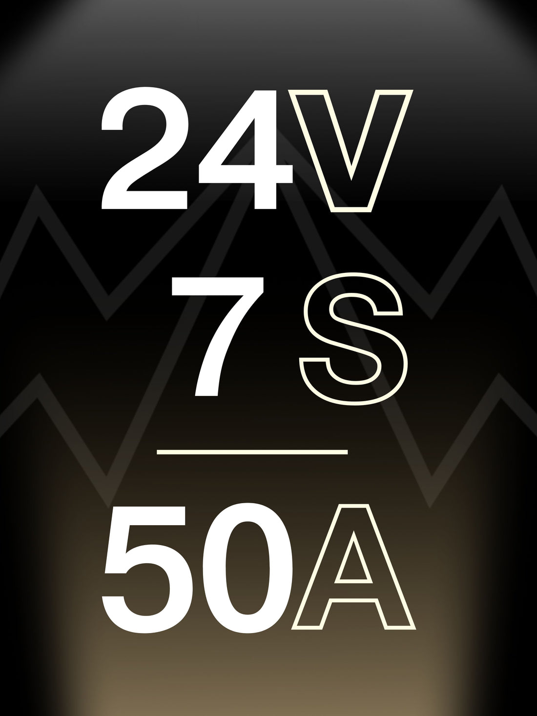 24V 7S 50A BMS