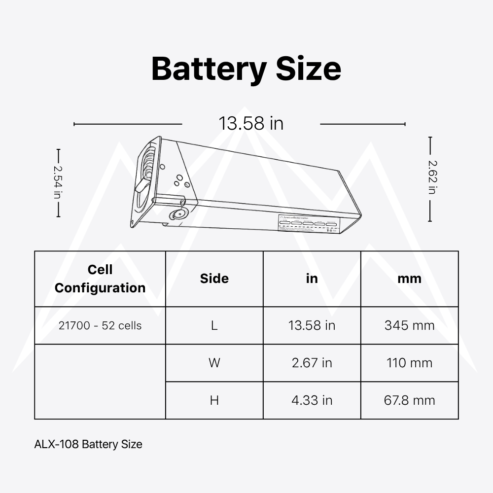 ALX-108 Battery Pack