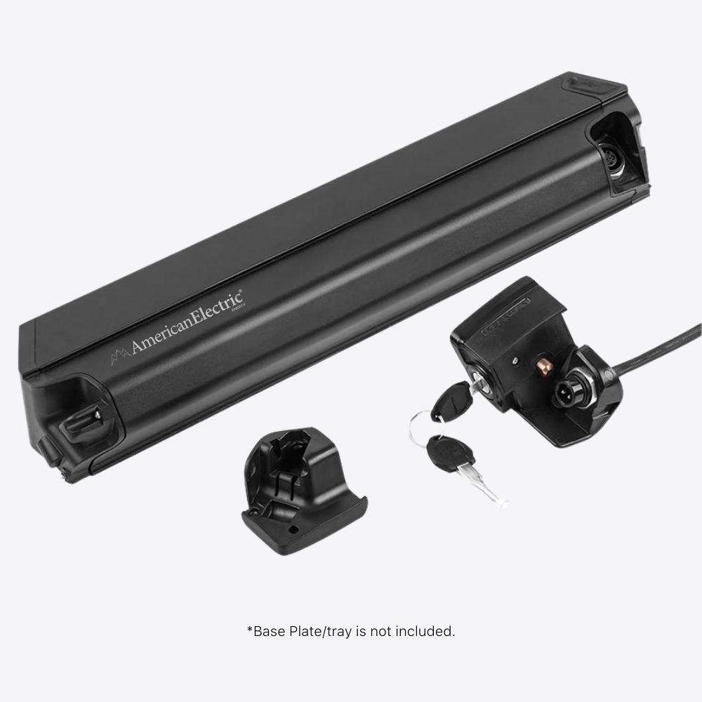 Order now and power up your experience with the MAGNUM PAYLOAD 48V and 14AH 17.5AH US made lithium battery pack. Fast local shipping. Made in America with Samsung and LG cells. Direct Replacement. The ultimate lithium battery for your adventures!