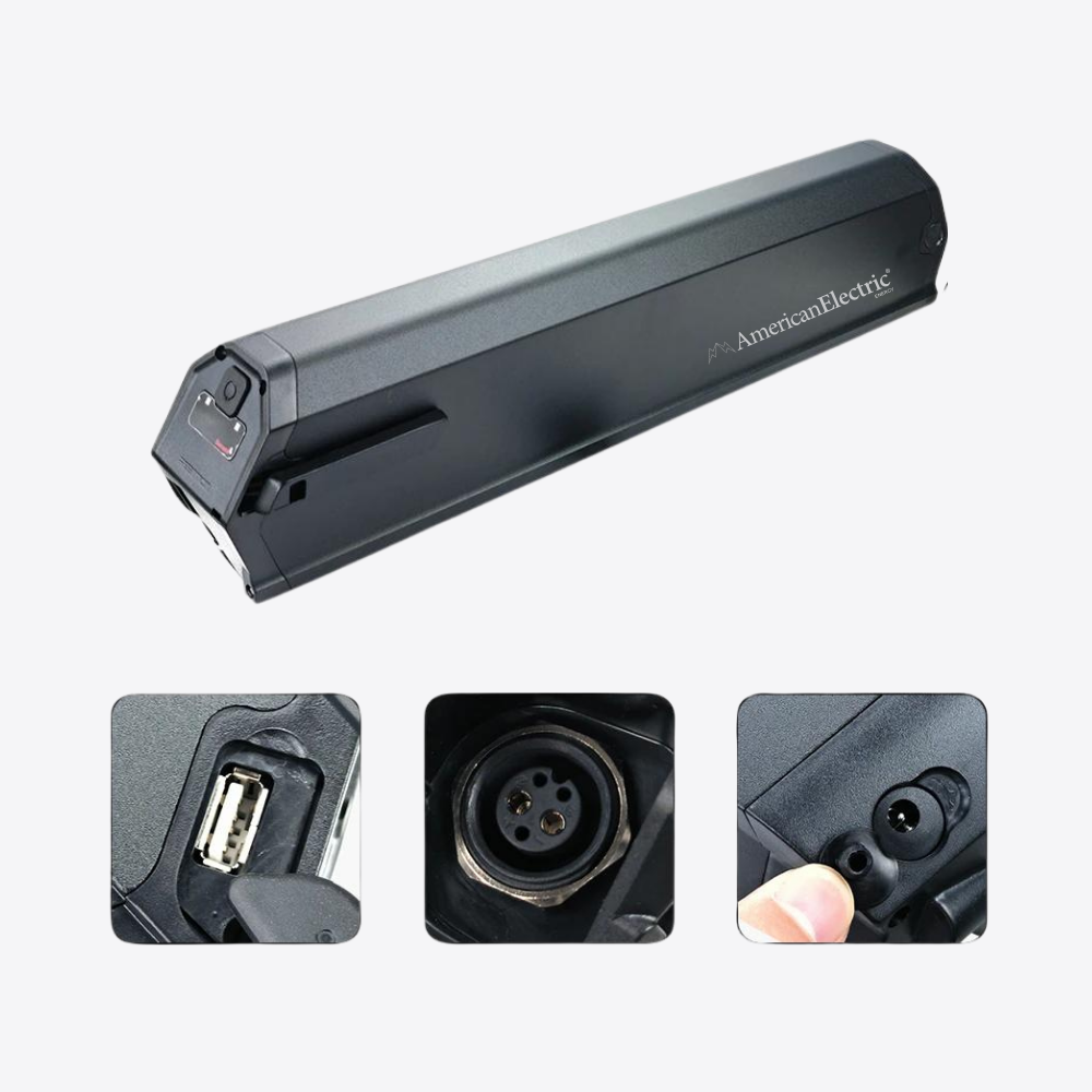 Order now and power up your experience with the MAGNUM PAYLOAD 48V and 14AH 17.5AH US made lithium battery pack. Fast local shipping. Made in America with Samsung and LG cells. Direct Replacement. The ultimate lithium battery for your adventures!