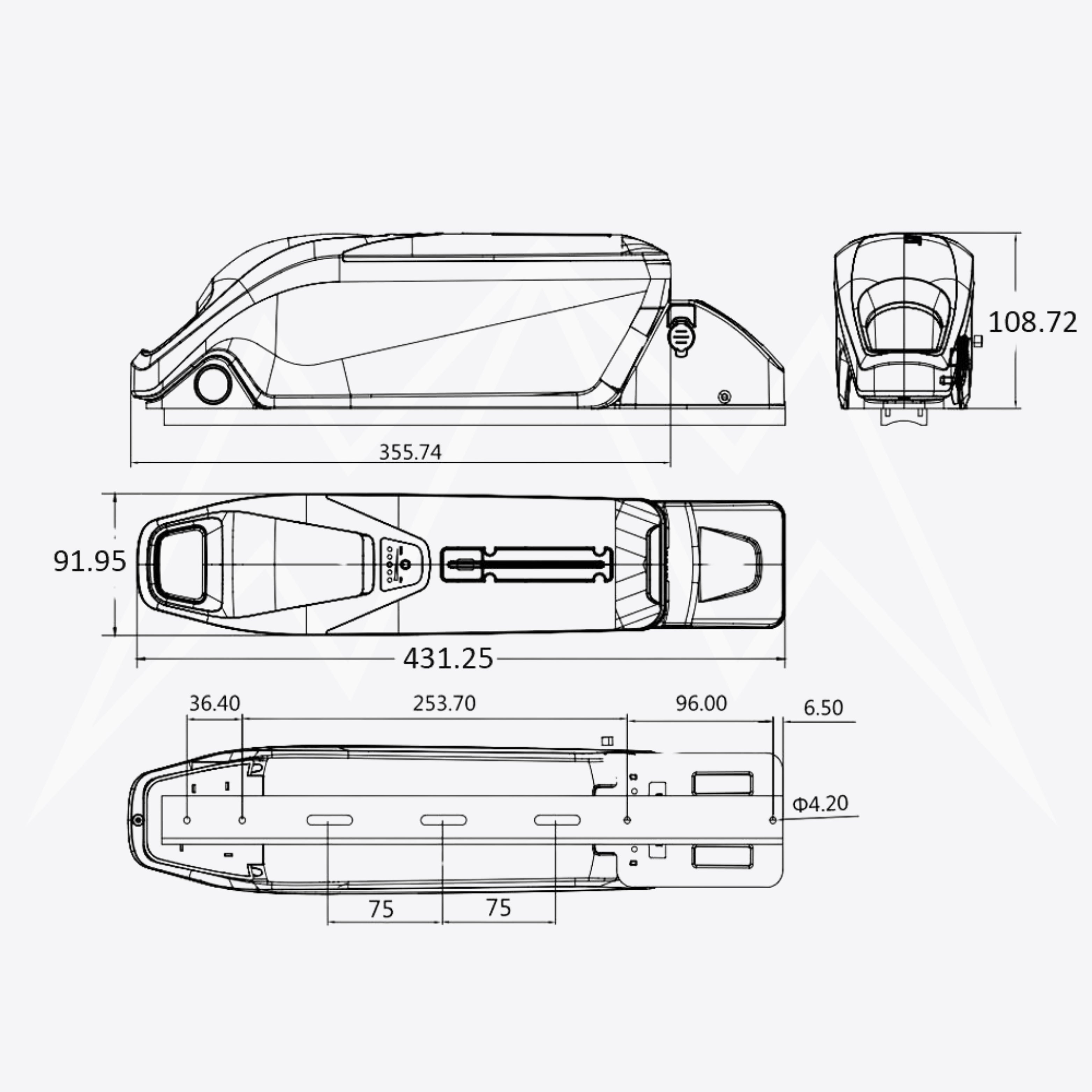 Synergy Ride x2 Battery Pack