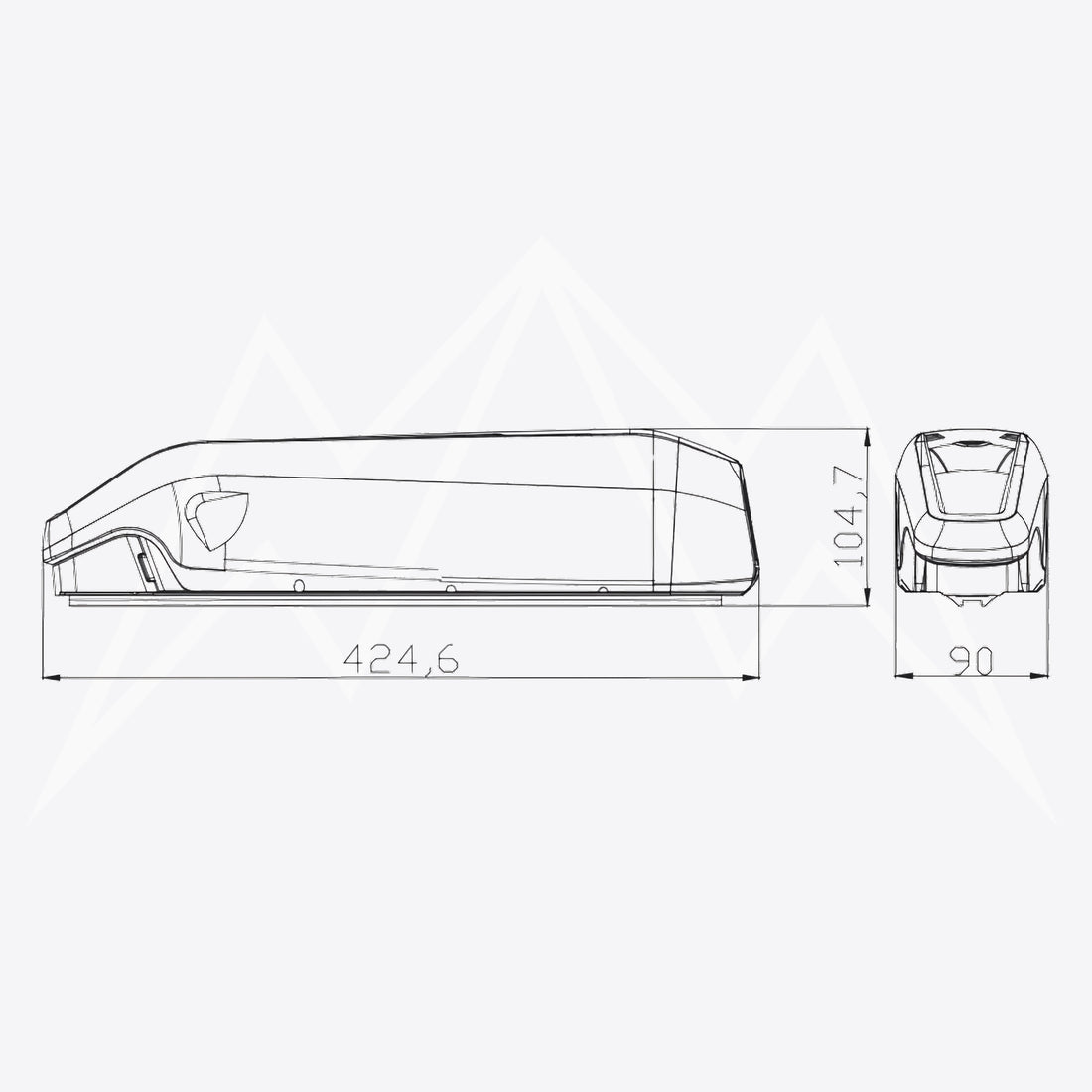 Sea Moon - C SSE-109 Battery Case