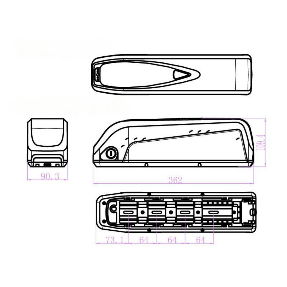 Hailong G70 SSE-114 Battery Case