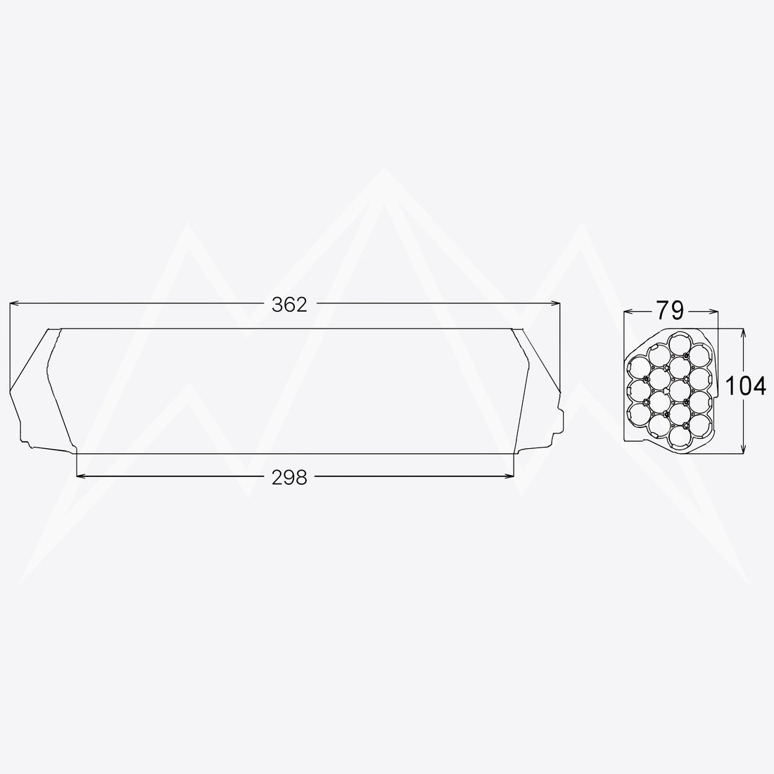 Dorado ID-Max (15in) Battery Pack