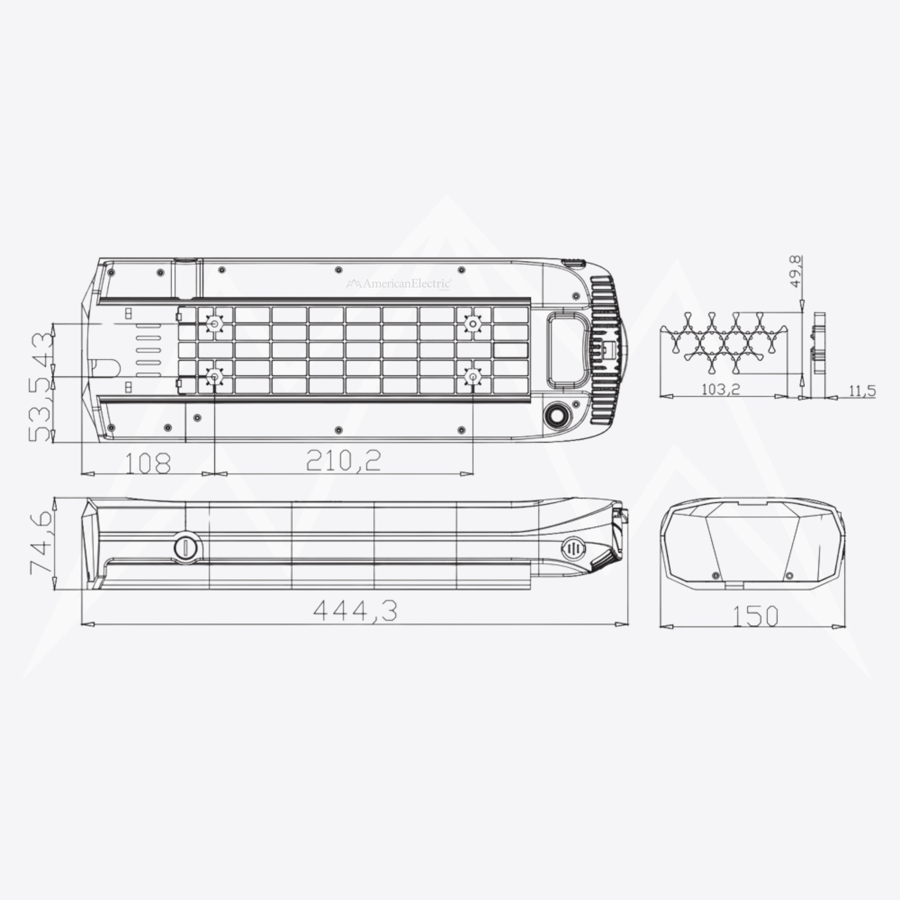 Songxia II SSE-079 Battery Case