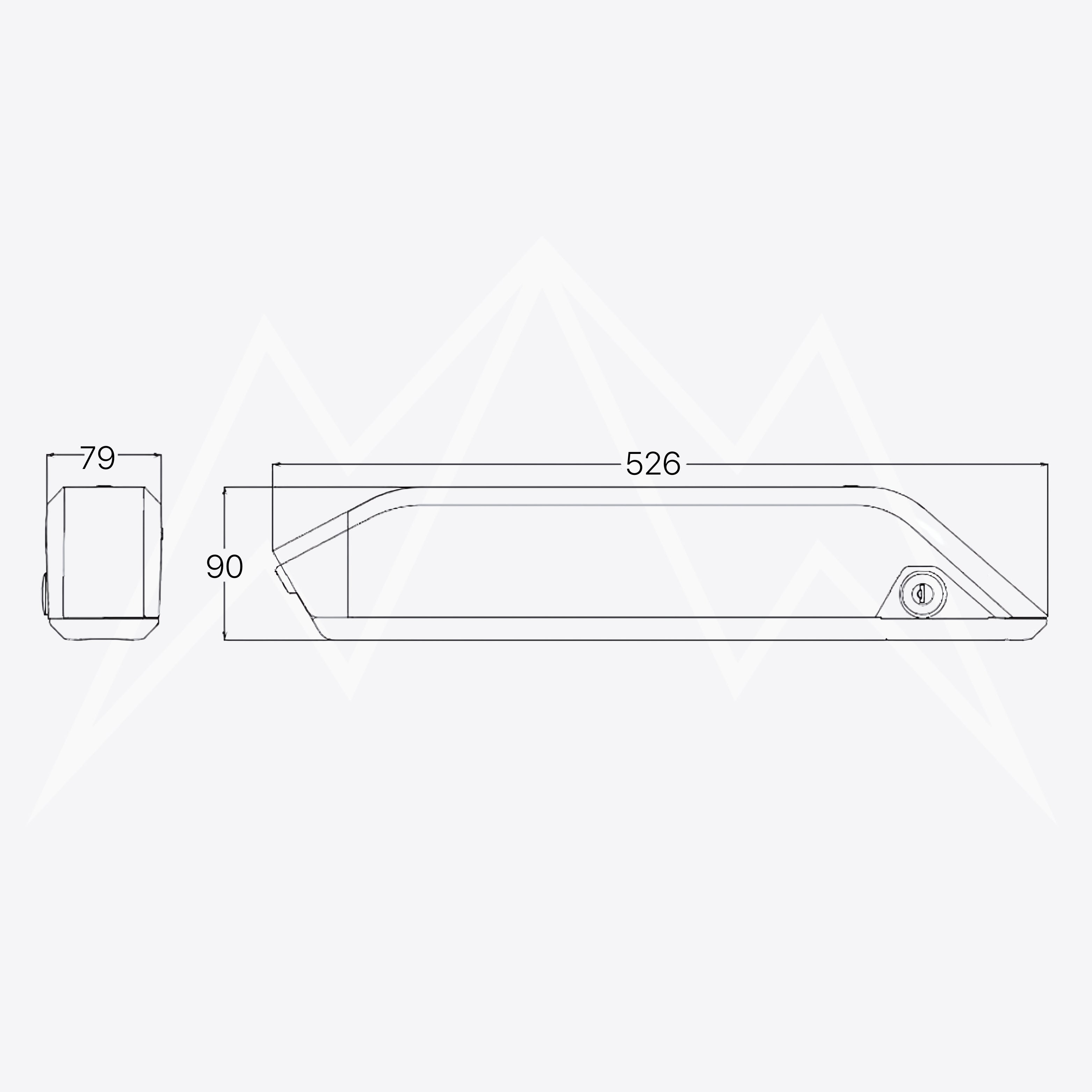 Himiway D3 (Cruiser) Battery Pack