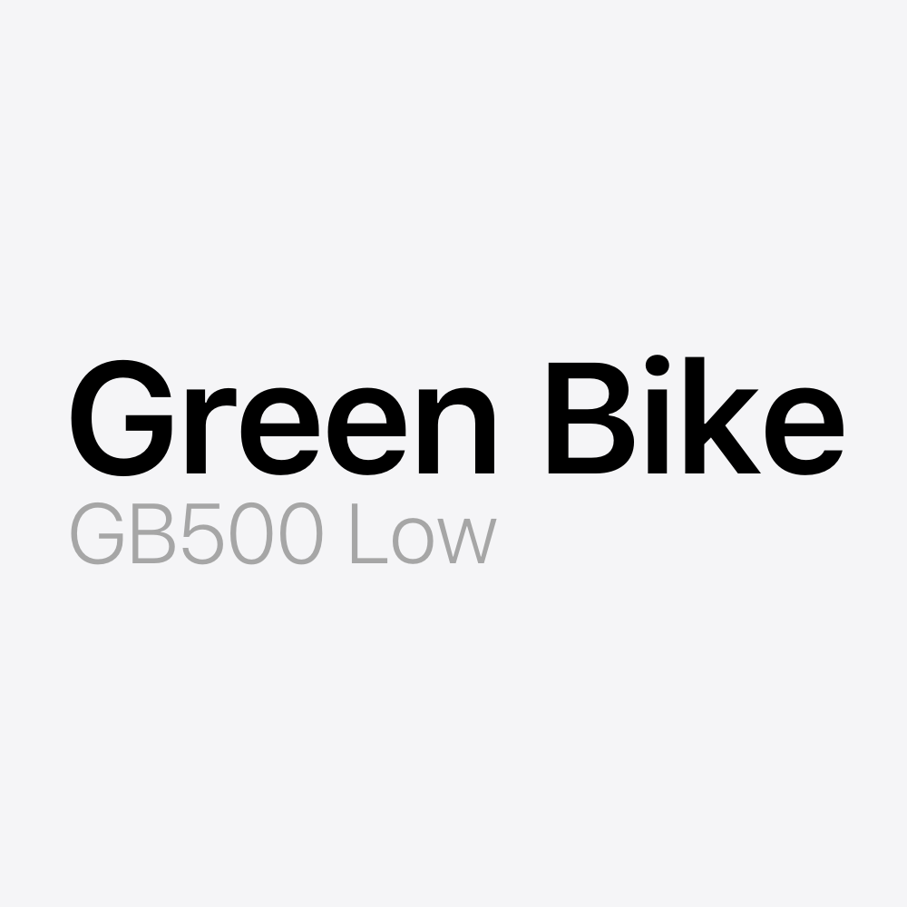 Green Bike GB500 Low Battery Pack