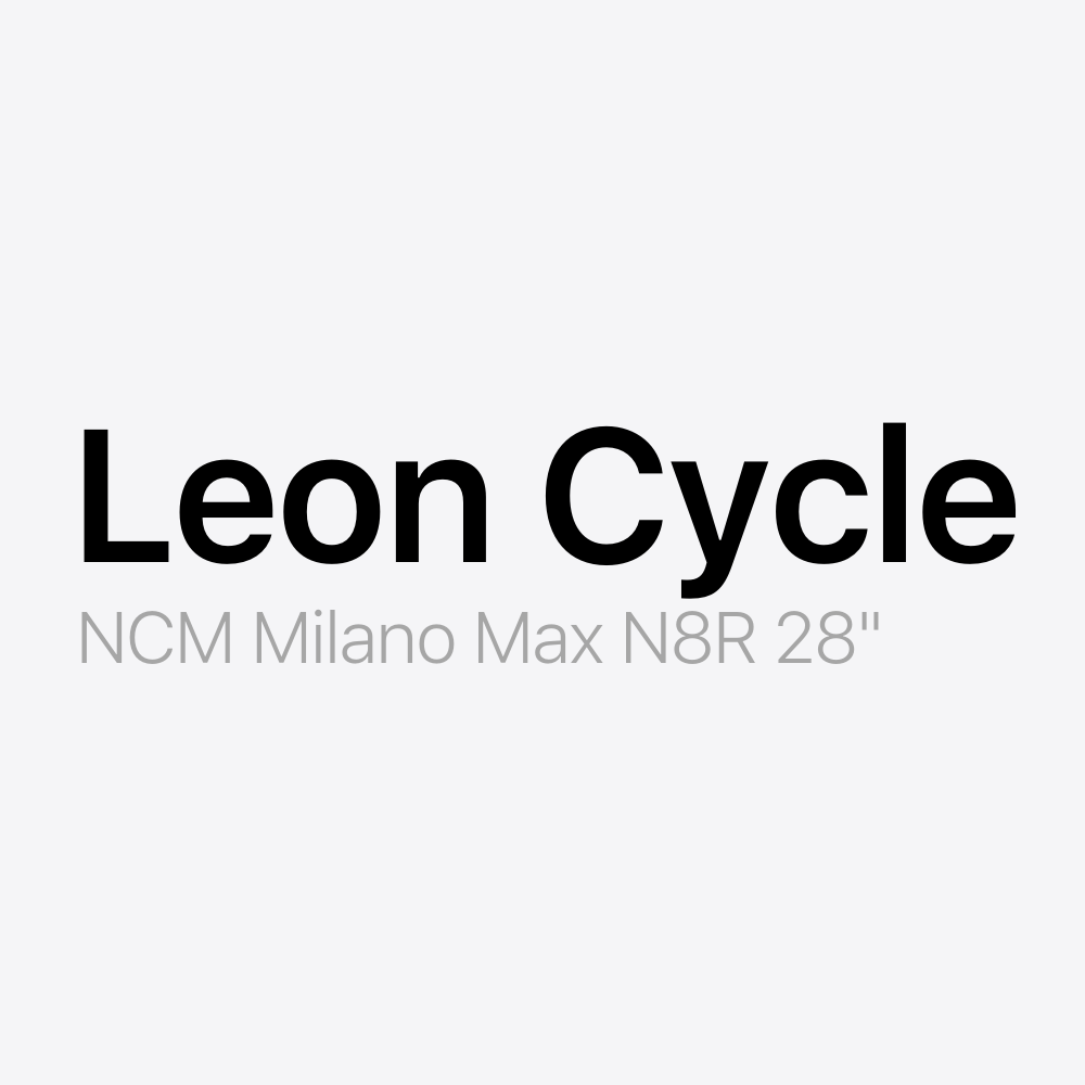 Leon Cycle Ncm Milano Max N8r 28" Battery Pack