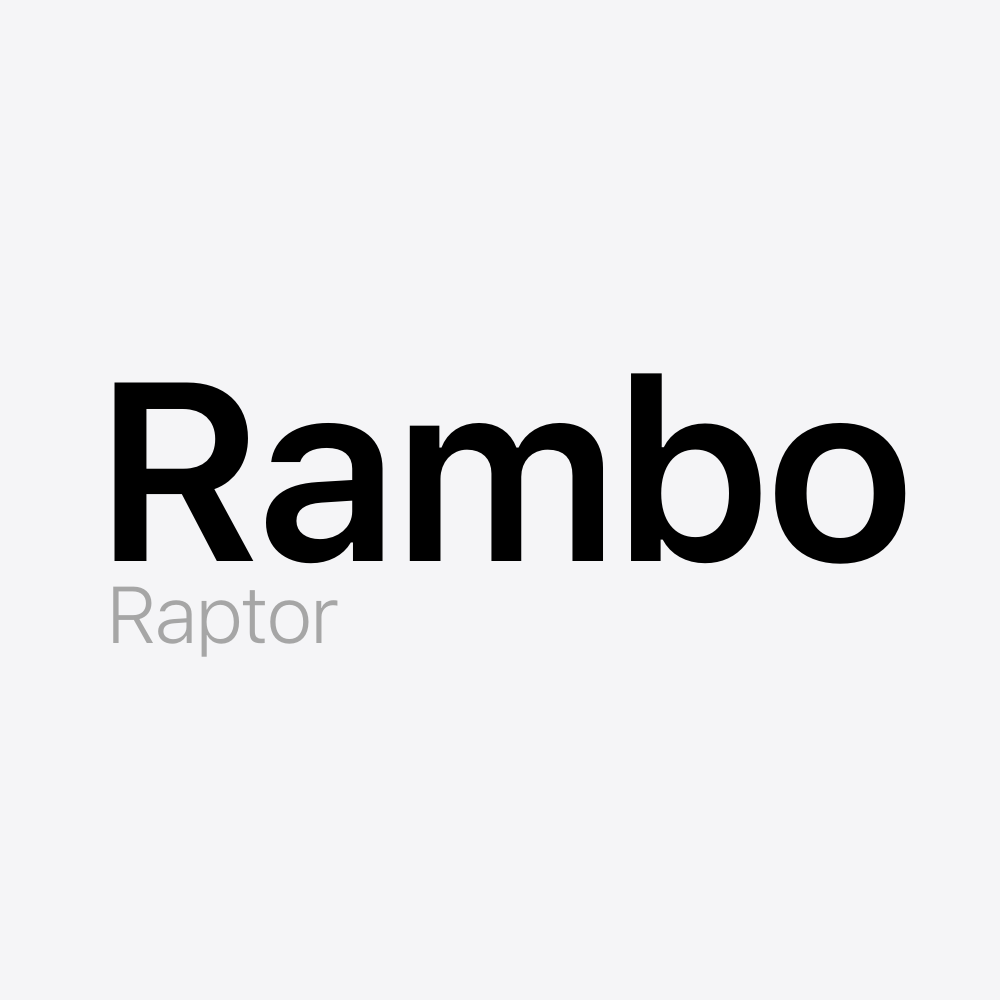 Rambo Raptor Battery Pack