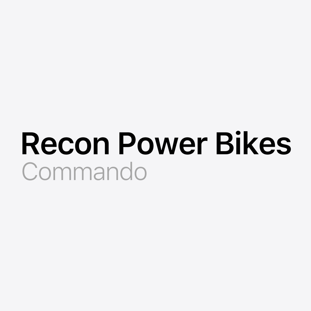 Recon Power Bikes Commando Battery Pack