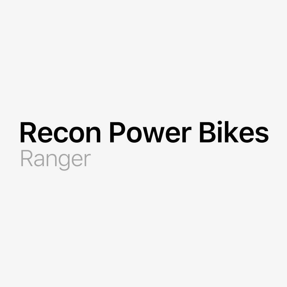 Recon Power Bikes Ranger Battery Pack