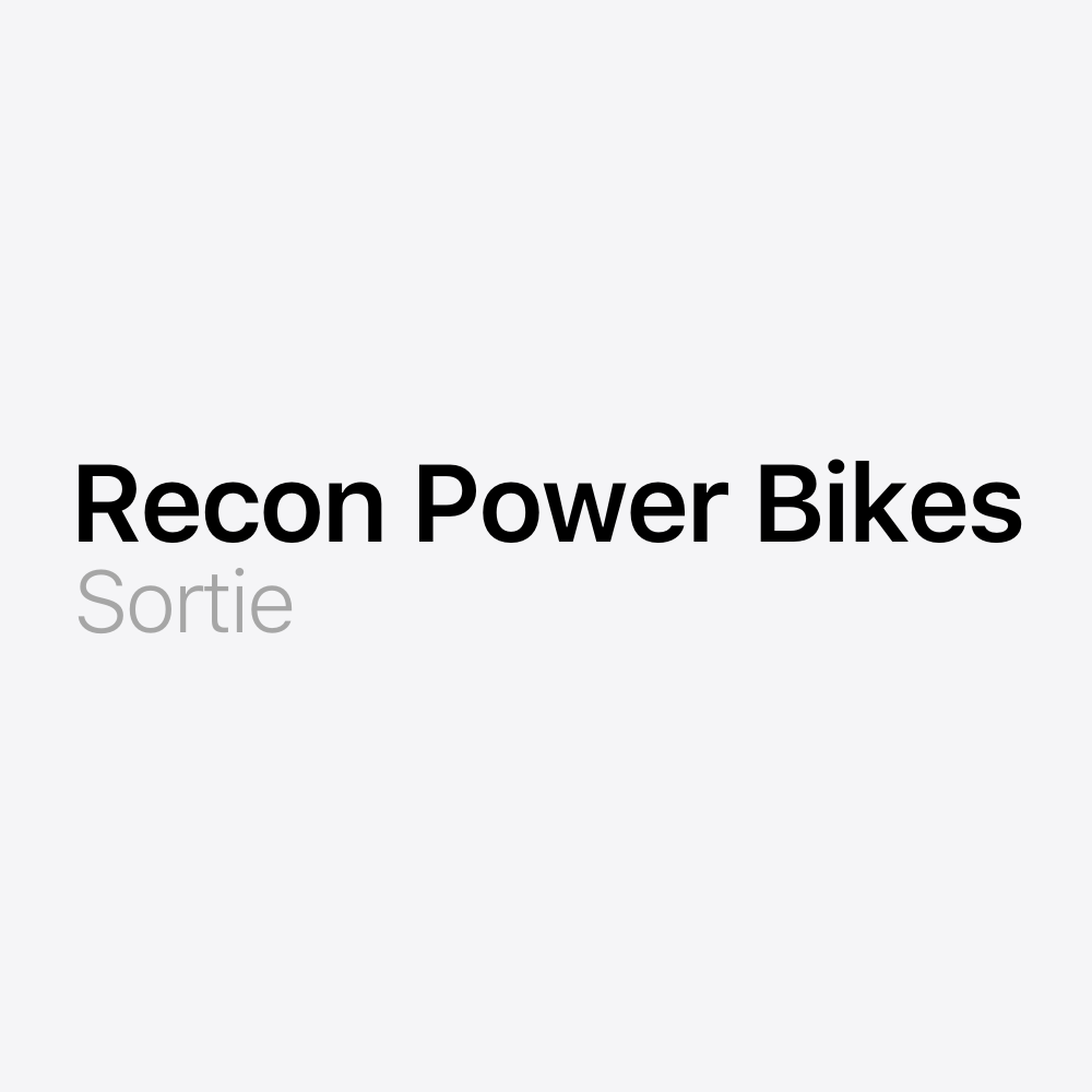 Recon Power Bikes Sortie Battery Pack