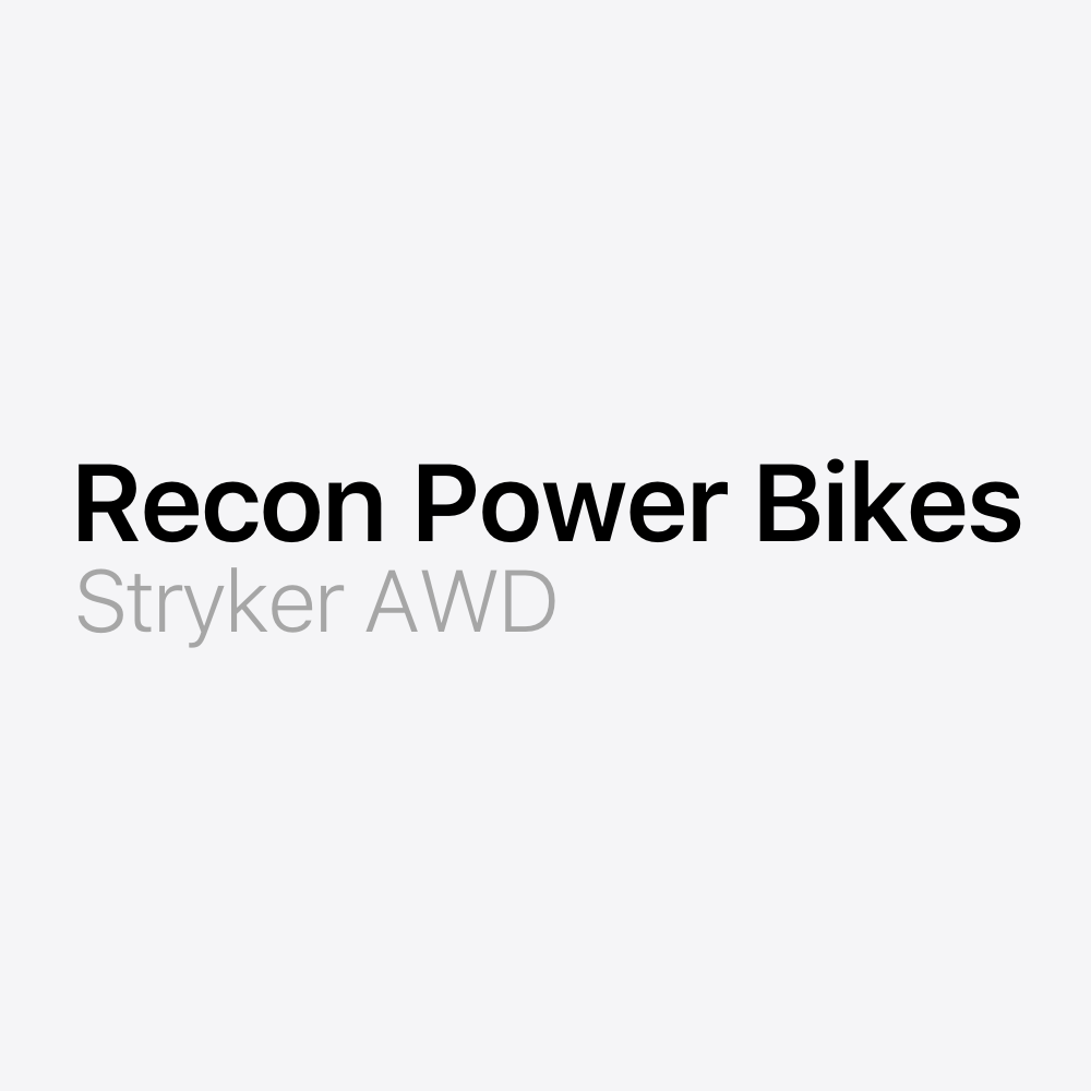 Recon Power Bikes Stryker Awd Battery Pack