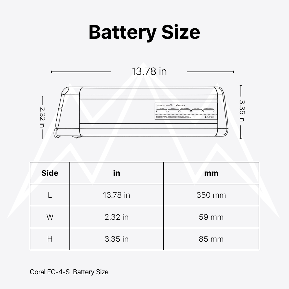 Coral FC-4-S Battery Pack