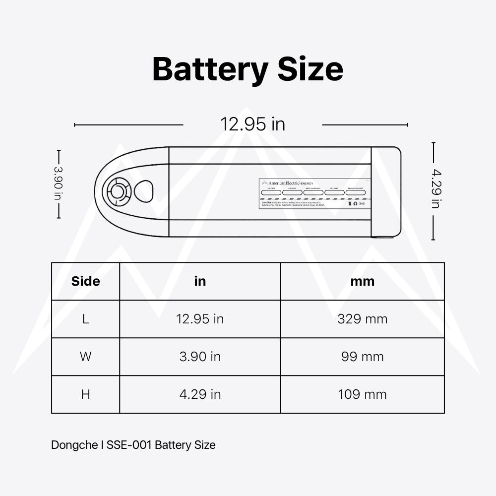 Dongche I SSE-001 Battery Pack