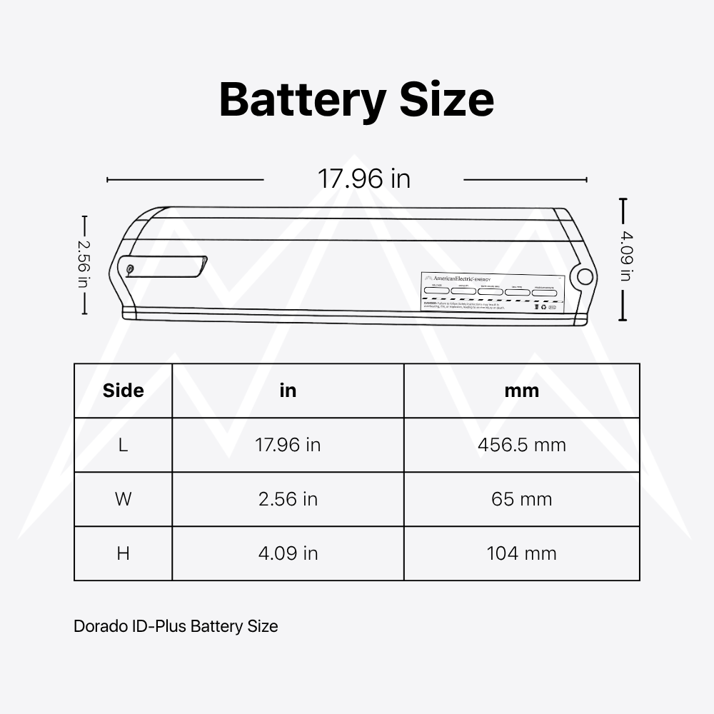 Dorado ID-Plus Battery Pack