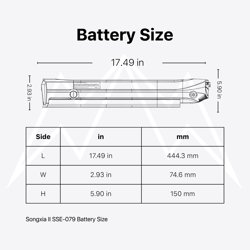 Songxia II SSE-079 Battery Pack