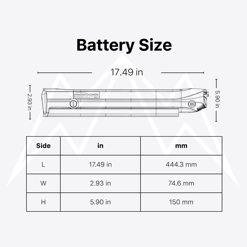 Crussis e-City 2.7 Battery Pack