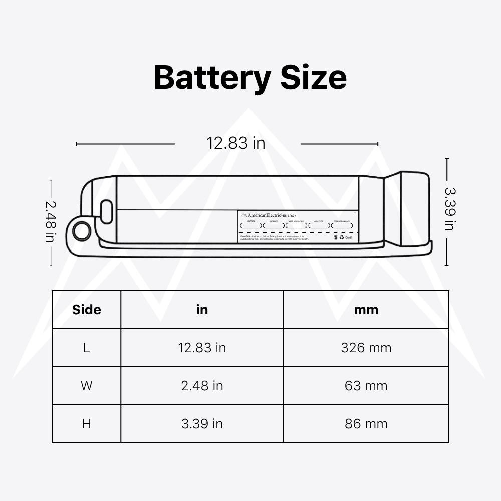 CruzBike T50e Battery Pack