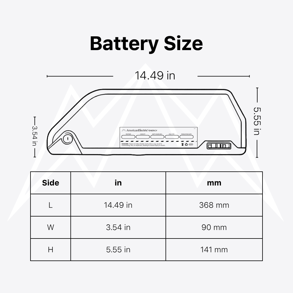 Doheny Enzo Cargo Rear Battery Pack