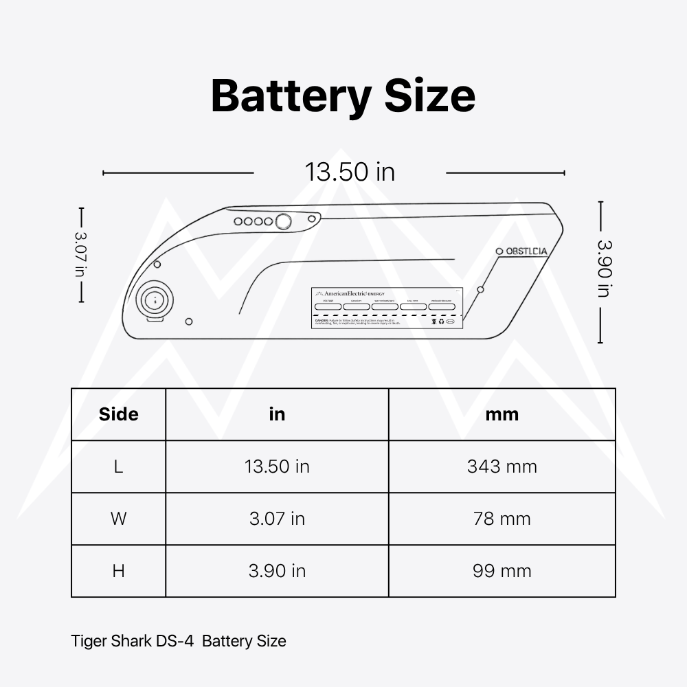 Tiger Shark DS-4 Battery Pack