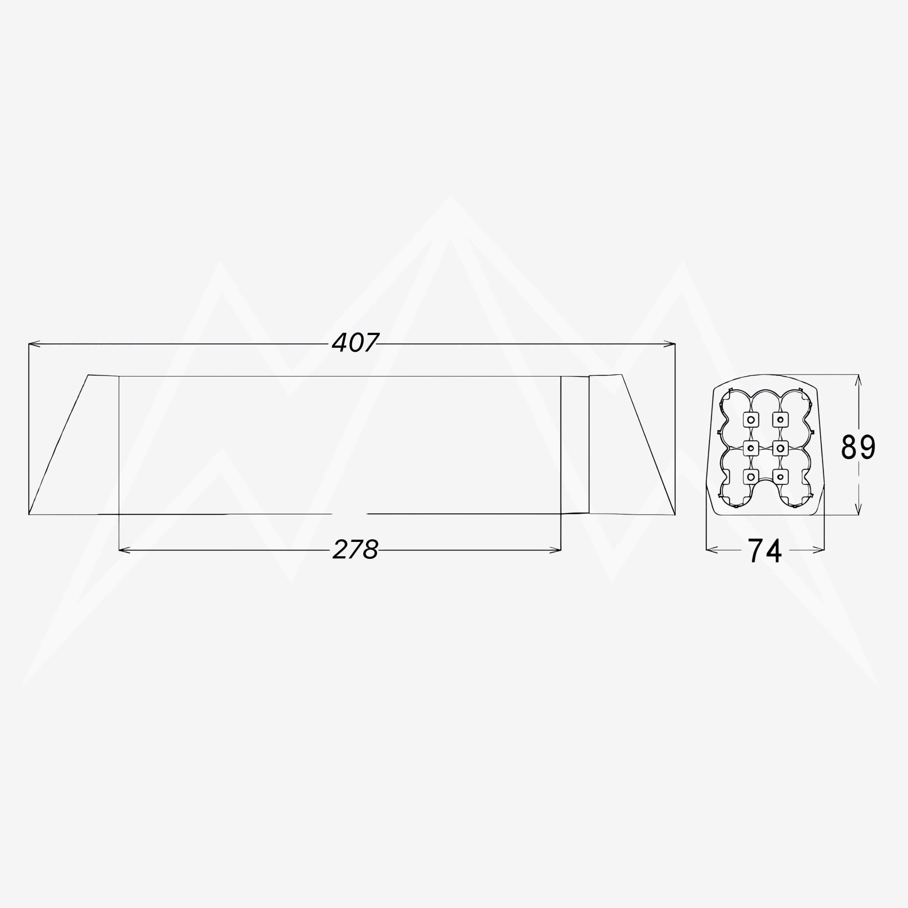 Thunder DT-4C Battery Case