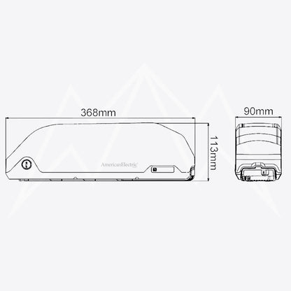 Electric Bike Co Model J Battery Pack