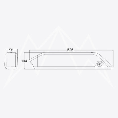 Kirin DK-7-B Battery Case