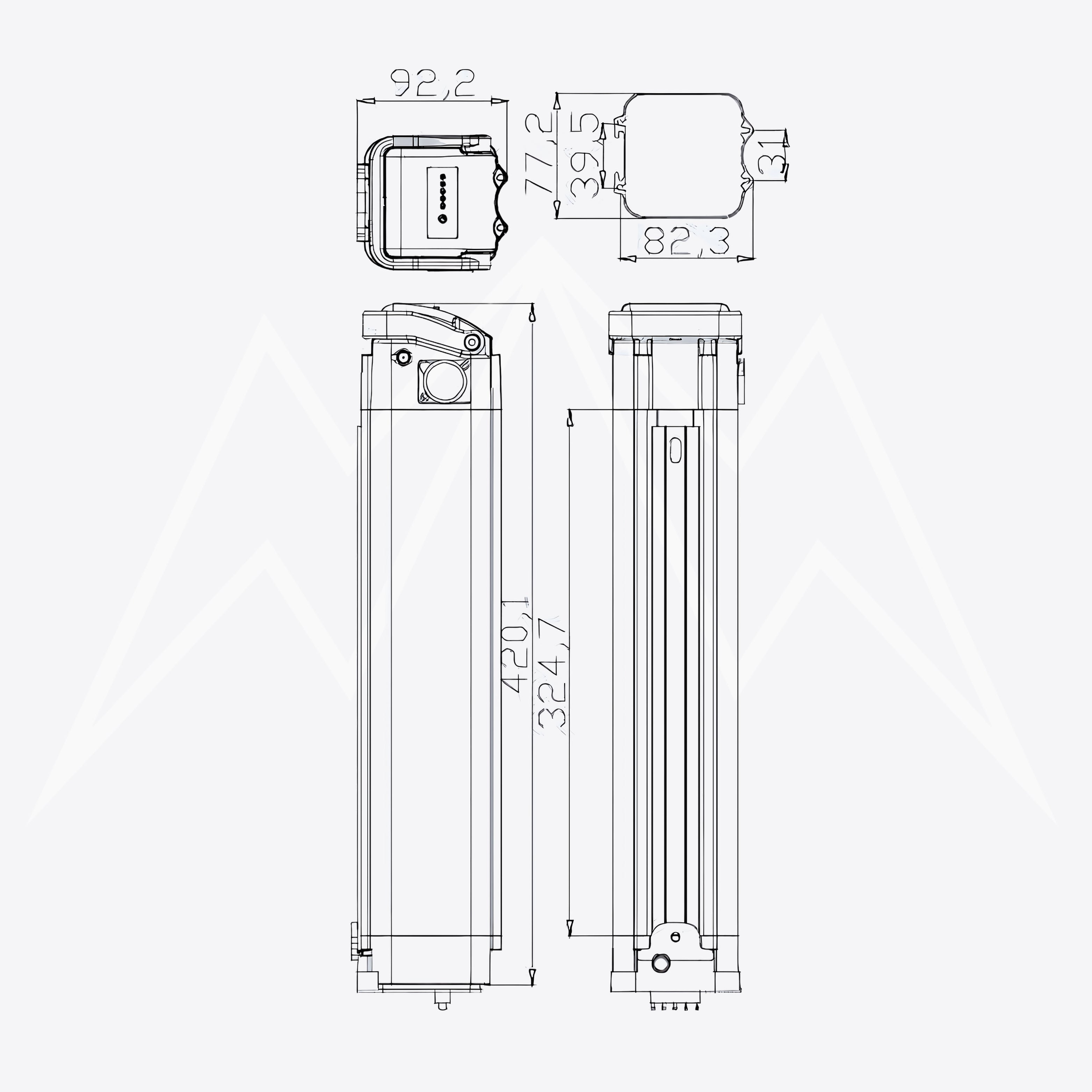 Ecotric Starfish Battery Pack