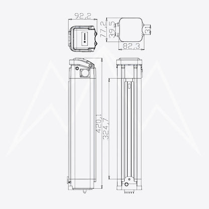 Ecotric Starfish Battery Pack