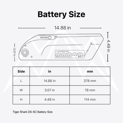 Tiger Shark DS-5C Battery Pack