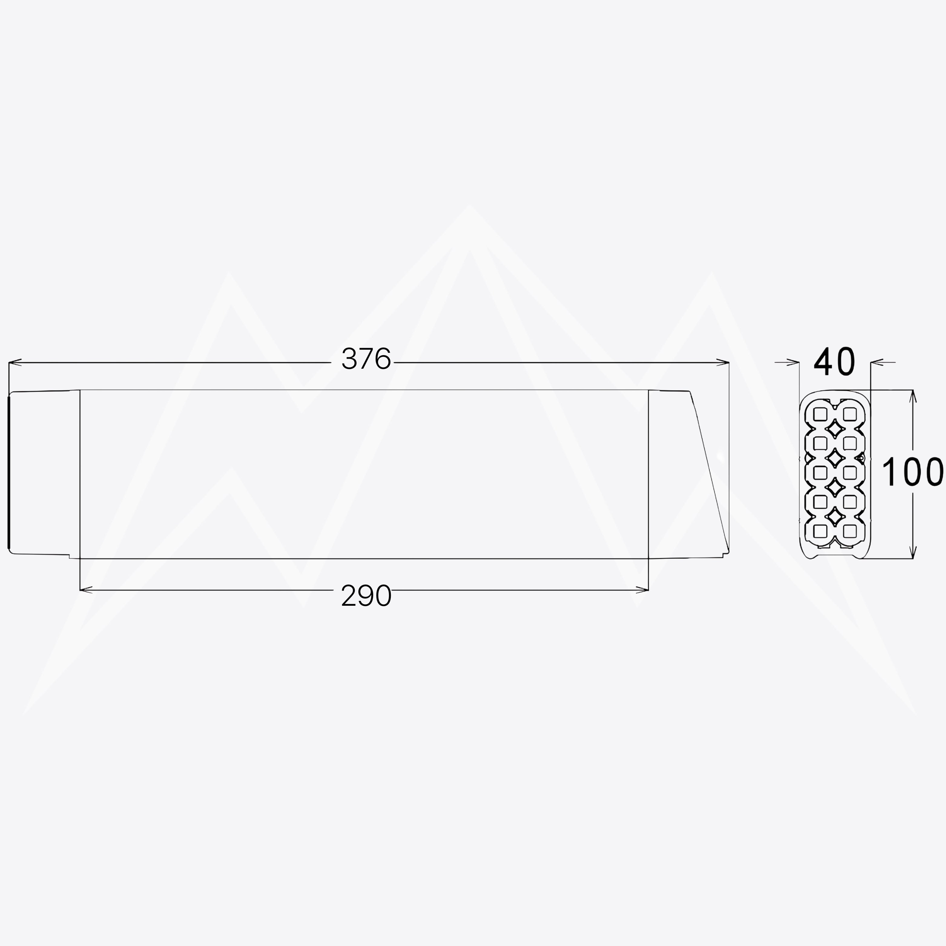 E-Lux Sierra Folding Fat Tire Battery Pack