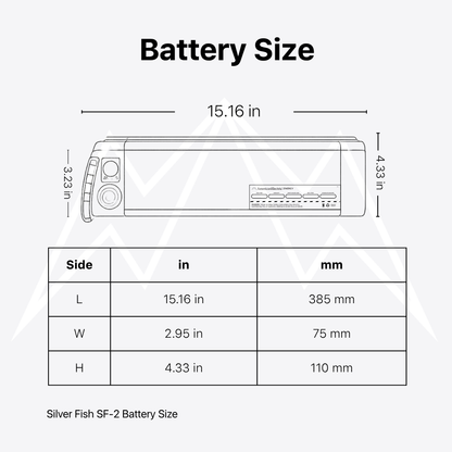 Silver Fish SF-2 Battery Pack