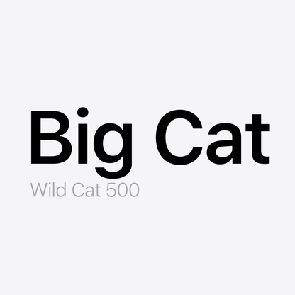 Big Cat Wild Cat 500 Battery Pack