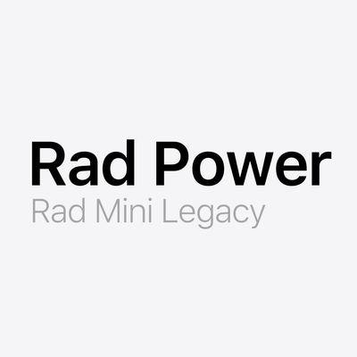 RAD POWER RAD MINI LEGACY Battery Pack 48V 10.5AH 14AH - America's #1 ...