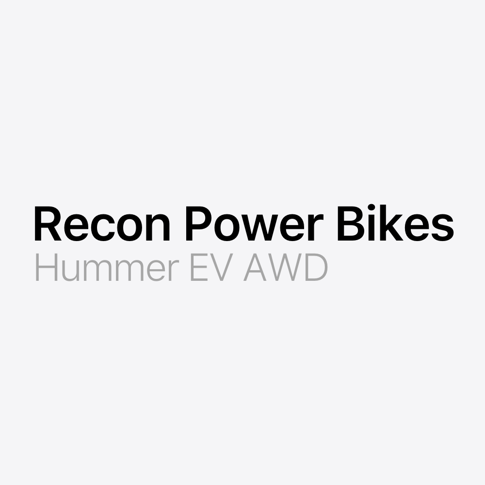 Recon Power Bikes Hummer EV Awd Battery Pack