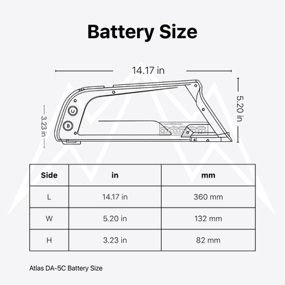 Atlas DA-5C Battery Pack