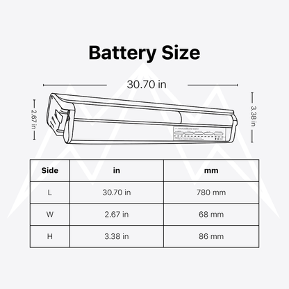 Eunorau D6 Battery Pack