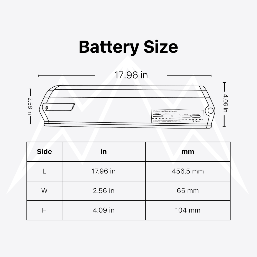 E-tek RoadTek X Battery Pack