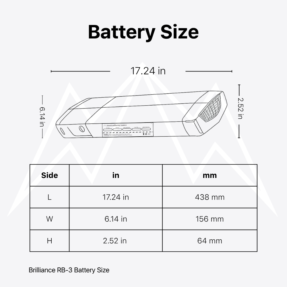 Brilliance RB-3 Battery Pack