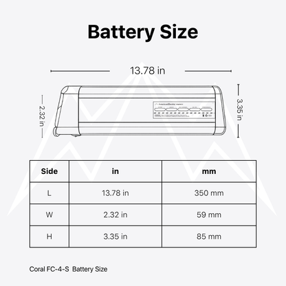 Coral FC-4-S Battery Pack