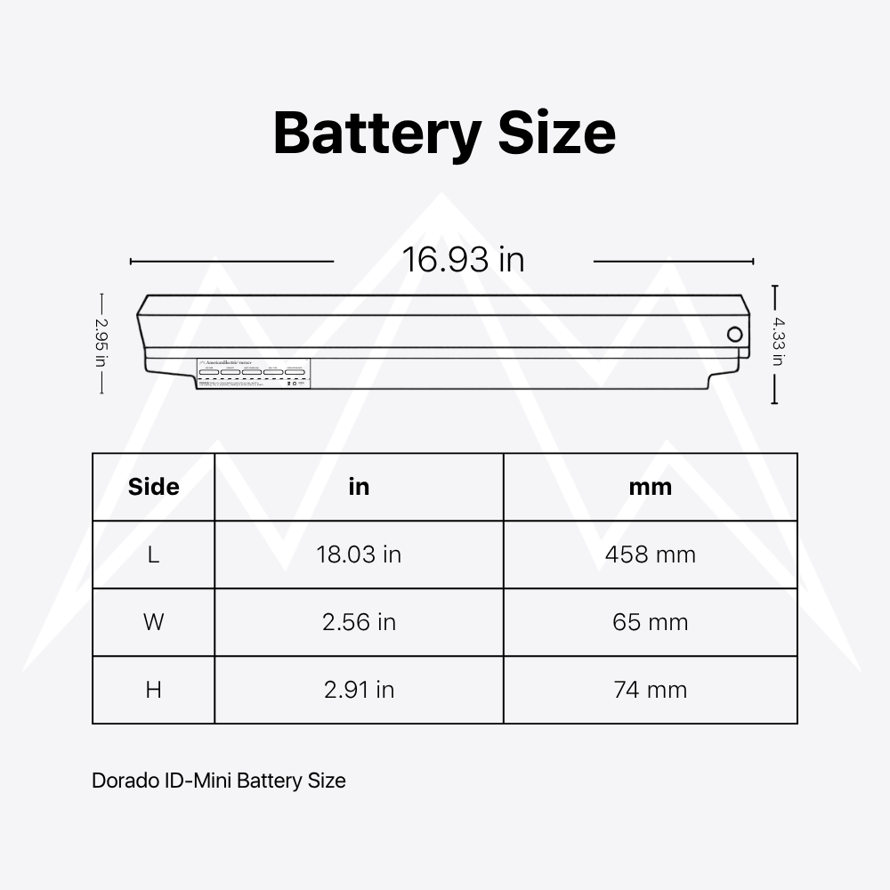 Dorado ID-Mini Battery Pack