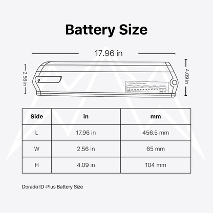 Dorado ID-Plus Battery Pack