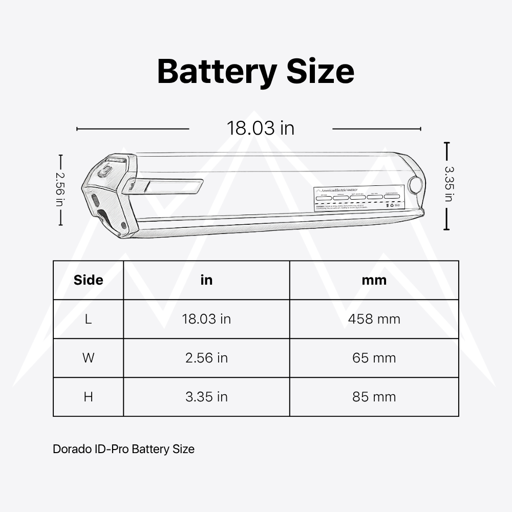 Dorado ID-Pro Battery Pack