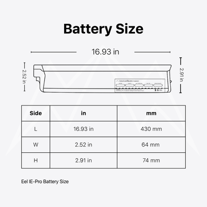 Eel IE-Pro Battery Pack