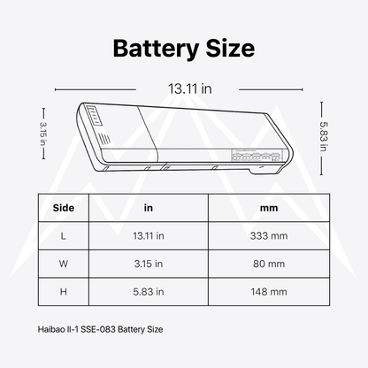 Haibao II-1 SSE-083 Battery Pack