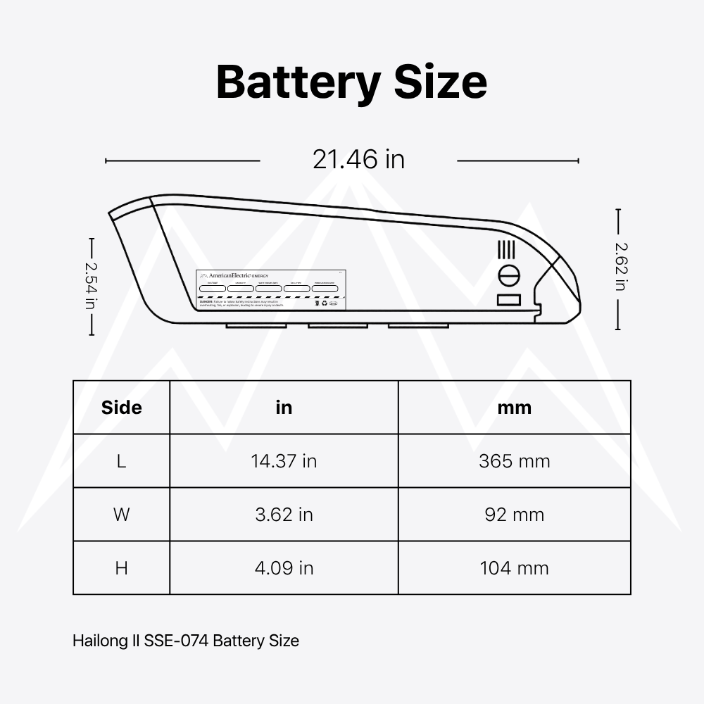 Hailong II SSE-074 Battery Pack