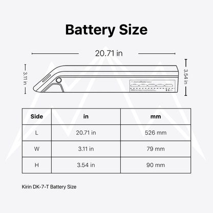 Kirin DK-7-T Battery Pack