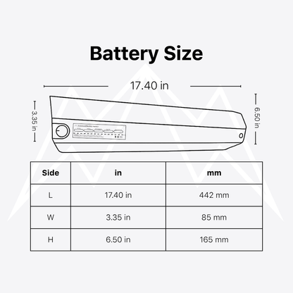 Crussis e-Atland 7.7-M Battery Pack